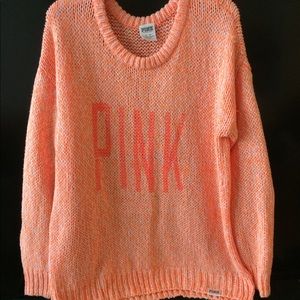 Orange Sweater - PINK/Victoria Secret